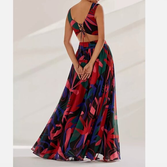 PatBO Cut-Out Maxi Dress Size 4 - Picture 2 of 7